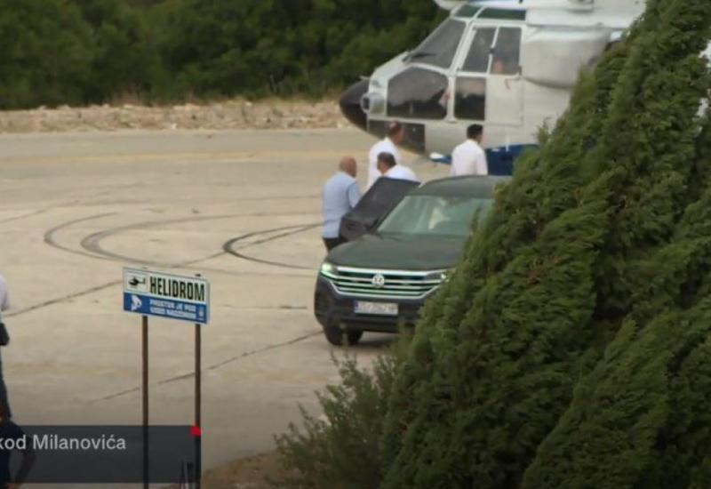 Dočekivanje  - Sigurnosni propust - Helikopter kojim je Dodik došao u Hrvatsku ušao kao obična civilna letjelica